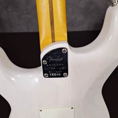 Fender American Ultra Luxe Vintage '50s Stratocaster 2025 - Present - White Blonde weighs 7.4 pounds image 14