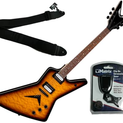 DEAN ZX Quilt Maple electric GUITAR Trans Brazilia - Bolt-on - NEW