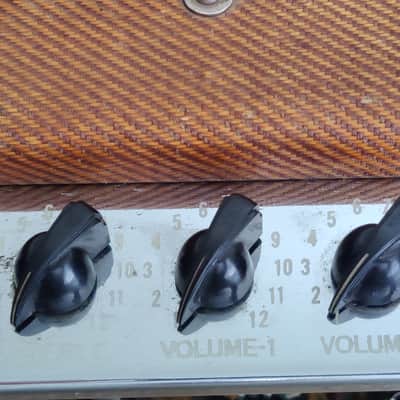 1955 Fender Bassman 5E6-A Narrow Panel 40-Watt 4x10" Guitar Combo Tweed image 8