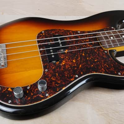 Fender PB-62 Precision Bass '62 Reissue CIJ 2002 Sunburst Japan w/ Bag image 4