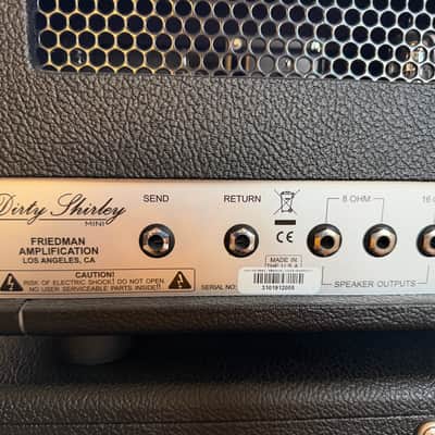 Friedman Dirty Shirley 40-Watt Guitar Amp Head 2015 - Present - Black image 5