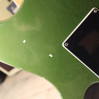 Fender Custom Shop Brawler Journeyman Relic Cadillac Green Master Built by Carlos Lopez 2020 image 7
