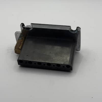 Wilkinson 2 Point Tremolo Bridge W/ WLS130 Locking Steel Saddles 2020’s - Chrome image 4
