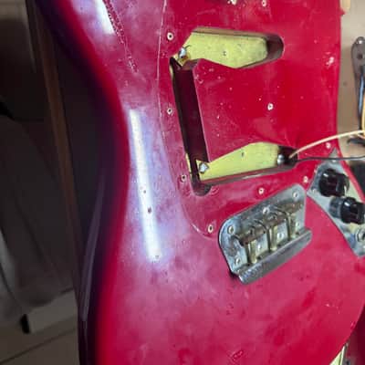 Fender Duo-Sonic with Rosewood Fretboard 1961 - 1964 - Transparent Red image 13