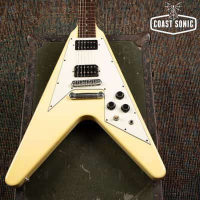 1993 Gibson Flying V '67 Reissue Alpine White w/ Case image 5