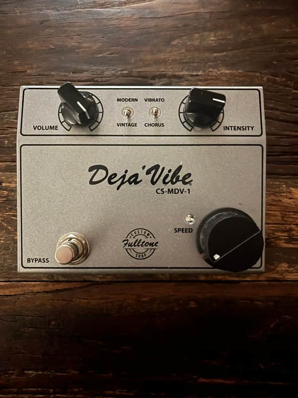 Fulltone CS-MDV-1 Custom Shop Mini Deja Vibe 2010s - Silver image 1