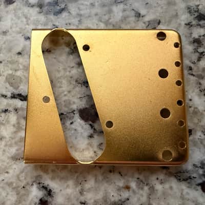 Fender Telecaster Bridge Plate w Serial Number New Old Stock 90s - Gold image 6