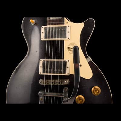 Heritage Custom Shop Custom Core H-150 Artisan Aged with Bigsby Space Black with Case image 6