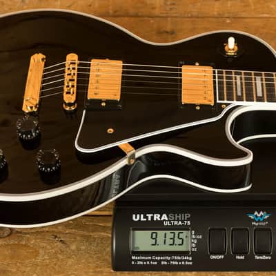 Gibson Custom Les Paul Custom Long Scale - Ebony image 9