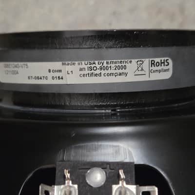 Eminence Legend V128 – 12" 120W 8 ohm – British‑Voiced, Smooth Top End image 2