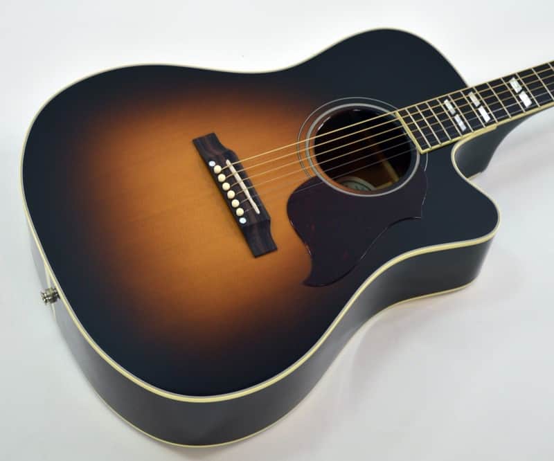 Gibson Hummingbird Pro Cutaway Acoustic/Electric Vintage Sunburst image 1