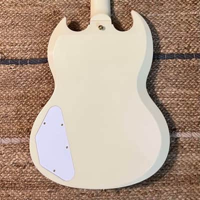 Gibson Custom Shop '63 Les Paul SG Custom Reissue w/ Maestro Vibrola Classic White VOS image 8