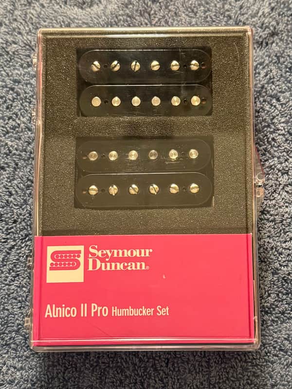Seymour Duncan Alnico II Pro Humbucker Set 2025-2026 - Black image 1