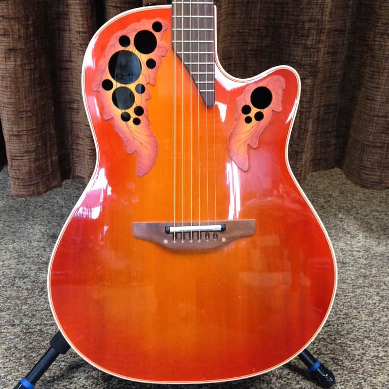 Ovation 6768 Elite Standard 1995 Orange Burst USA | Reverb