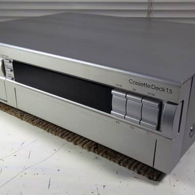 1991 Nakamichi Cassette Deck 1.5 Discrete 3-Head Stereo Rare Silver Edition Switchable 120-240 Volts 1-Owner Completely Serviced with New Belts 06-08-2025 Gorgeous! #228 image 11