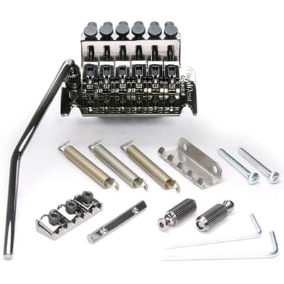 Floyd Rose FRTS5000R2 Special Series Tremolo Bridge System with R2 Nut, Black Nickel image 1