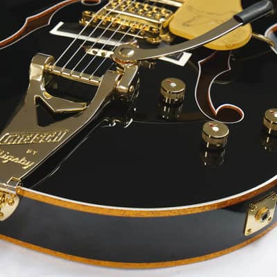 Gretsch G6136TG Pro Players Edition Falcon Gold Hardware Ebony Fingerboard 2022 Black image 13