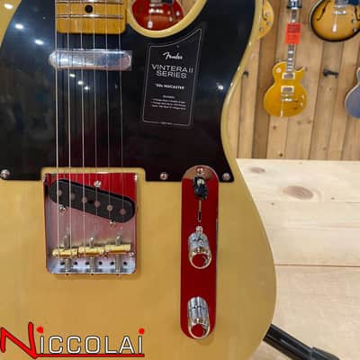 Fender Vintera II '50s Nocaster, Maple Fingerboard, Blackguard Blonde image 1