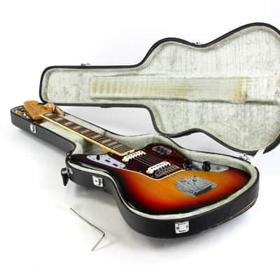 1972 Fender Jaguar Sunburst Vintage Guitar | 100% Original, Offset, Chunky Neck! image 25
