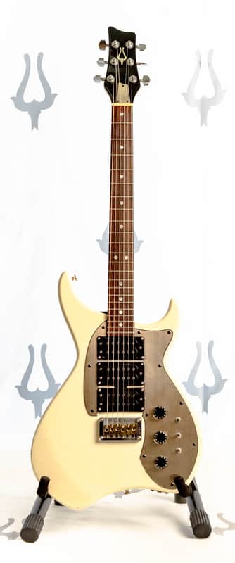 Daion Barbarian White Electric Guitar w/ Original Daion Branded Hardshell Case image 1