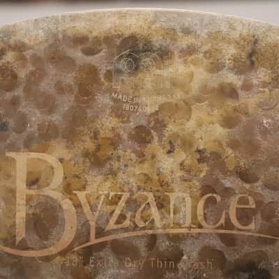 Meinl 18" Byzance Extra Dry Thin Crash Cymbal image 6