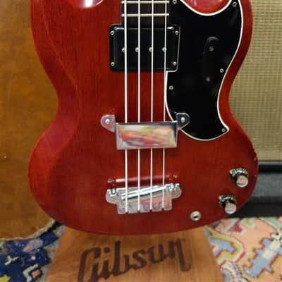 Gibson EB-0 1962 Cherry with OHSC image 2