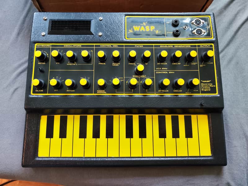 EDP Wasp + MIDI + VCF Mod + Original Box 1978 - Analog Synthesizer image 1