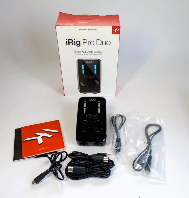 Complete IK Multimedia iRig Pro Duo 2-Channel Mobile Audio/MIDI Interface image 1