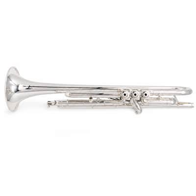 S.E. Shires Q10RS Q-Series Professional Bb Trumpet in Silver Plate SN Q7203 image 6