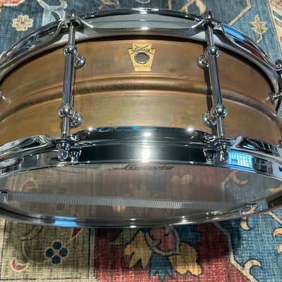 Ludwig LC661T 14x5 Raw Copperphonic Snare Drum with Tube Lugs image 3