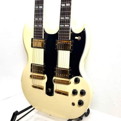 Gibson EDS-1275 SG Double neck 1989 - Alpine White image 5