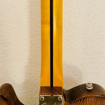 Partscaster Telecaster Roasted Ash Body HS Pickup One Piece Maple Neck 2026 - Roasted Clear image 23