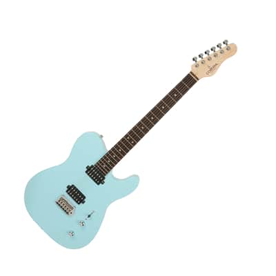 Corona Modern Standard T Daphne Blue Alder Locking Tuner HH Telecaster Tele image 1