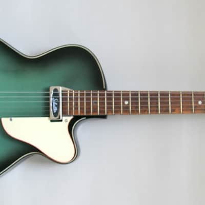 1960's Egmond Lucky 7 Greenburst - Recovered and upgraded image 2