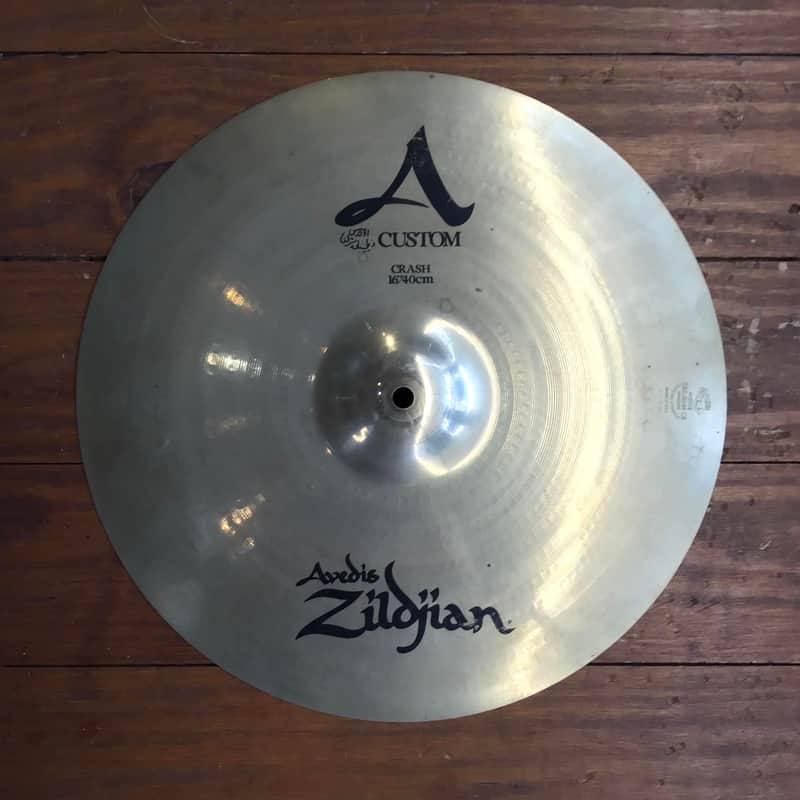 USED Zildjian A Custom 16" Crash Cymbal image 1
