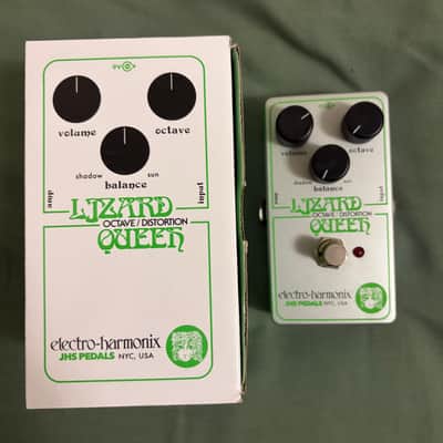 Electro-Harmonix / JHS Nano Lizard Queen Octave Fuzz 2023 - Present - Silver / Green image 1