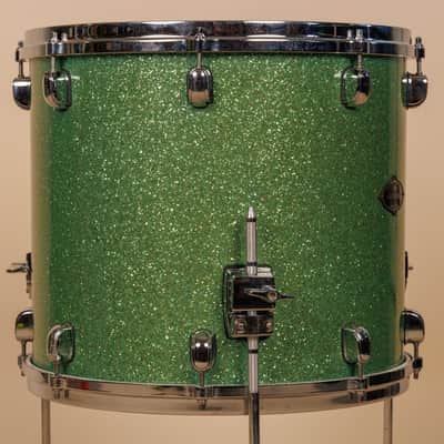 2000s Tama Starclassic Performer B/B Shattered Turquoise Drum Set image 2