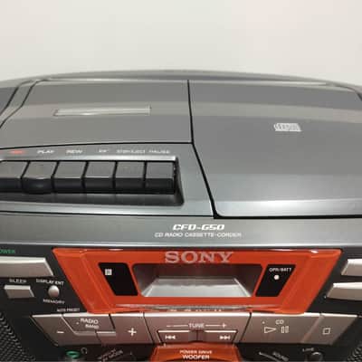 Sony CFD-G50 CD Radio Cassette Boombox 2000-2001 - Black image 4