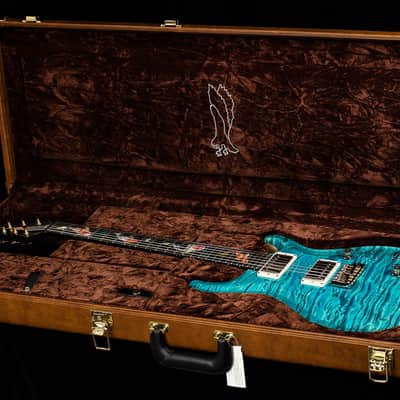PRS Private Stock 8106 Custom 24 Bahamian Blue Koi Inlay image 7