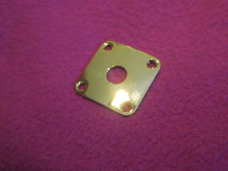 vintage Gibson NOS Les Paul Custom jack plate gold artist image 1