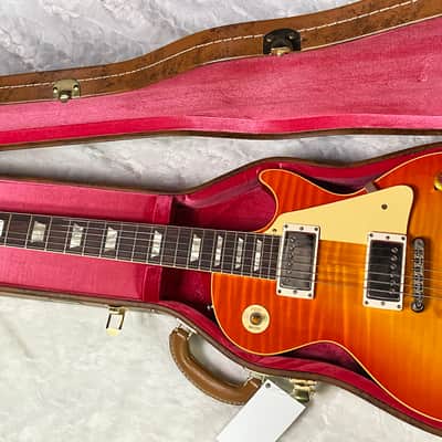 NEW! Gibson Custom 1960 Les Paul Standard Reissue VOS - Tangerine Burst - Authorized Dealer - Only 8.35 lbs - G07603 image 16