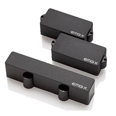 NEW EMG PJX SET Active Pickups for Bass - BLACK image 1