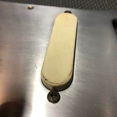 1958 Fender Musicmaster Loaded Pickguard Original Pots Pickup Cover Jack Pickguard Vintage Pre CBS image 4