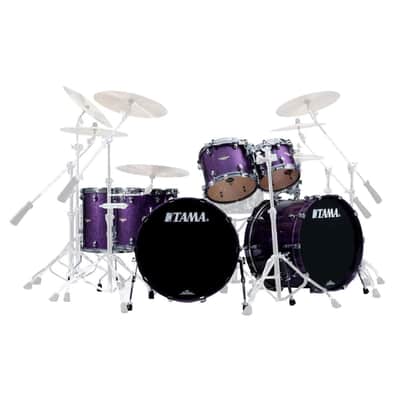 Tama  MA62BDZS-DPP Lars Ulrich Signature Worldwired Drum Kit Deeper Purple image 2