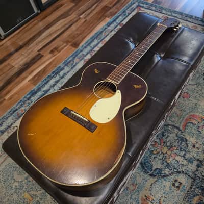1959 Kay K6116 - Gleaming Auditorium Model - Acoustic Guitar - Sunburst image 7