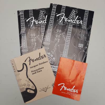 Early 2000's Fender 2 Guitar/Bass Manuals and Other Case Candy (PA-193) image 1