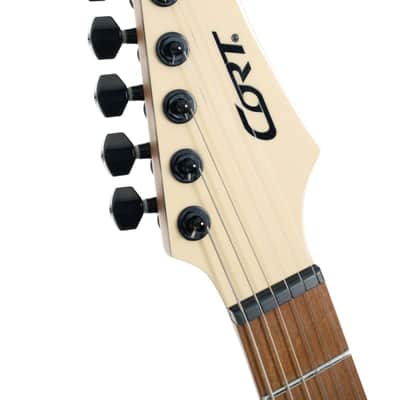 Cort MUTILITYII-MBG X Series Mutility II Double Cutaway Electric Guitar. Military Beige image 6