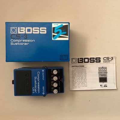 Boss CS-3 Compression Sustainer (Silver Label) 1997 - Present Blue image 7