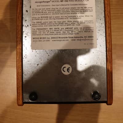 Moog MF-102 Moogerfooger Ring Modulator 1998 - 2018 - Black image 2