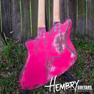 HEMBRY Fender Metora style bass/guitar doubleneck relic image 9